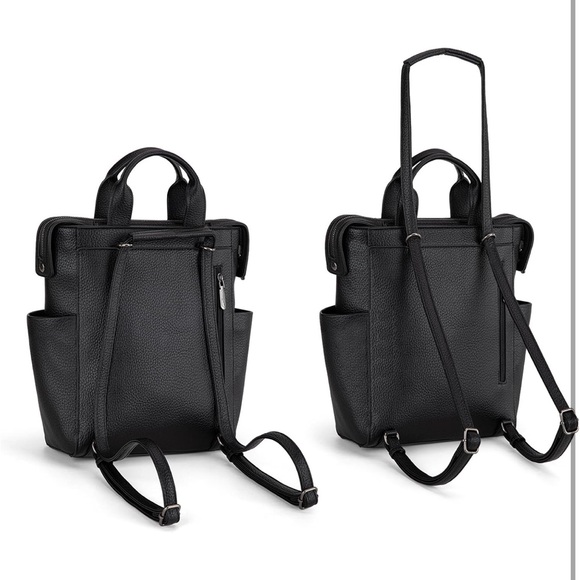 Wrangler Black Leather Backpack main image 5